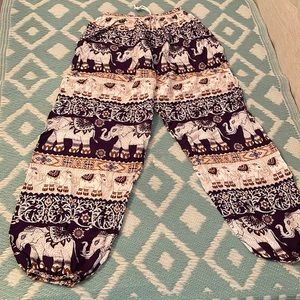 Drawstring Stretch Pants from Thailand